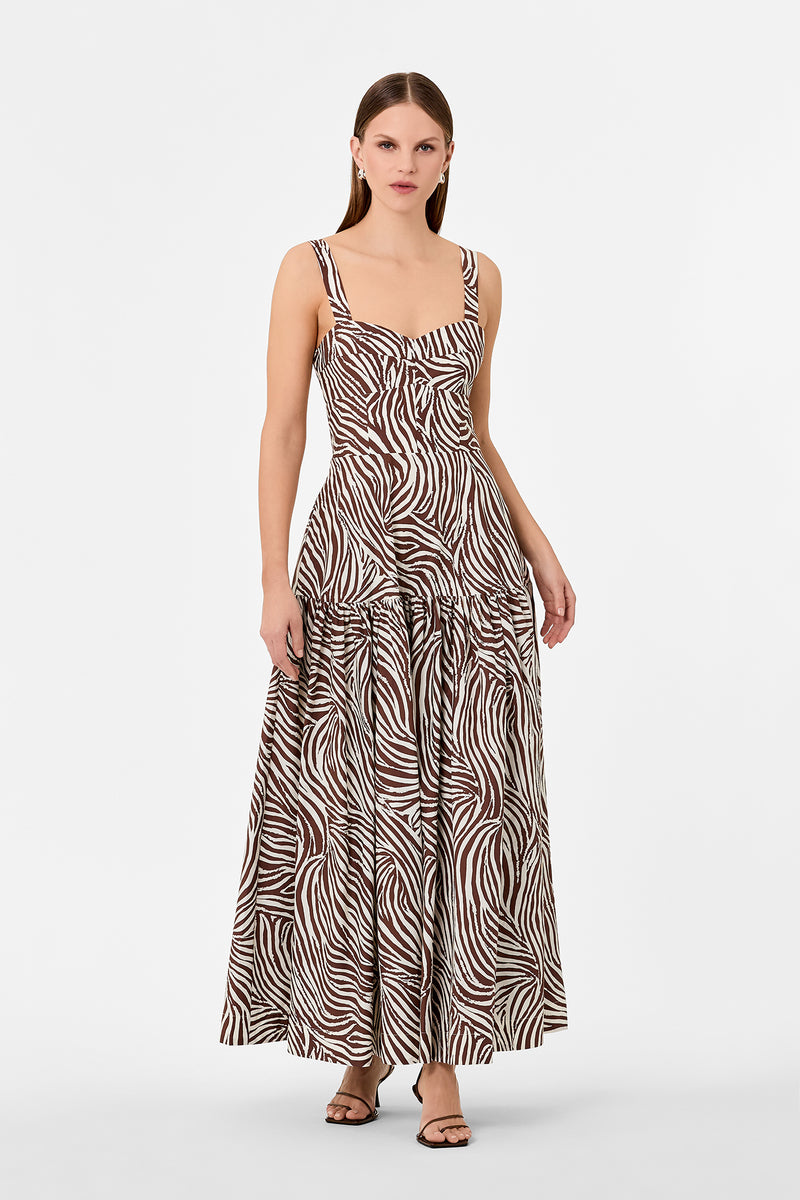 VALERIA DRESS - STRIATA PRINT