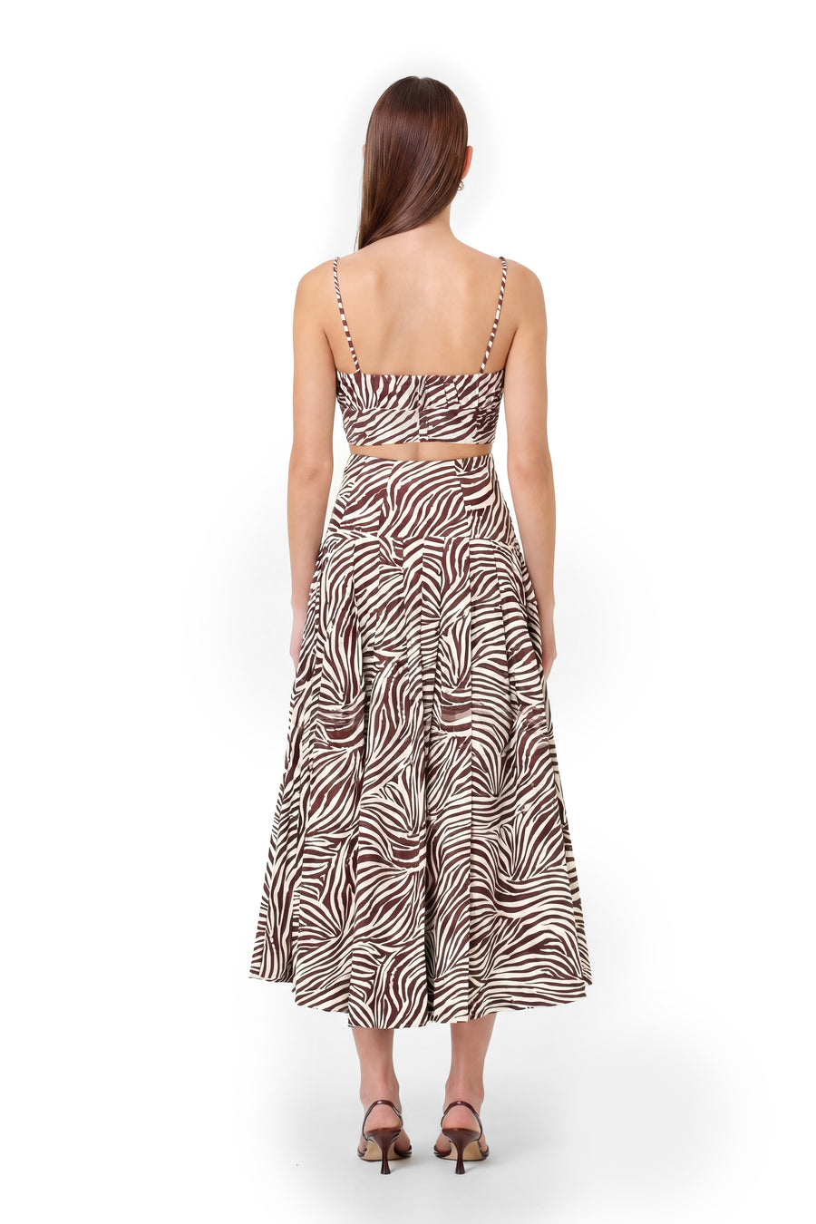 YULIA TOP - STRIATA PRINT