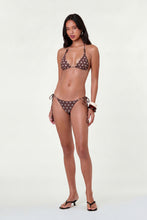 RITA BIKINI TOP - ESPRESSO IVORY POLKA DOT
