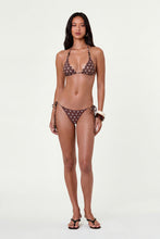 CAMILLA BIKINI BOTTOM - ESPRESSO IVORY POLKA DOT