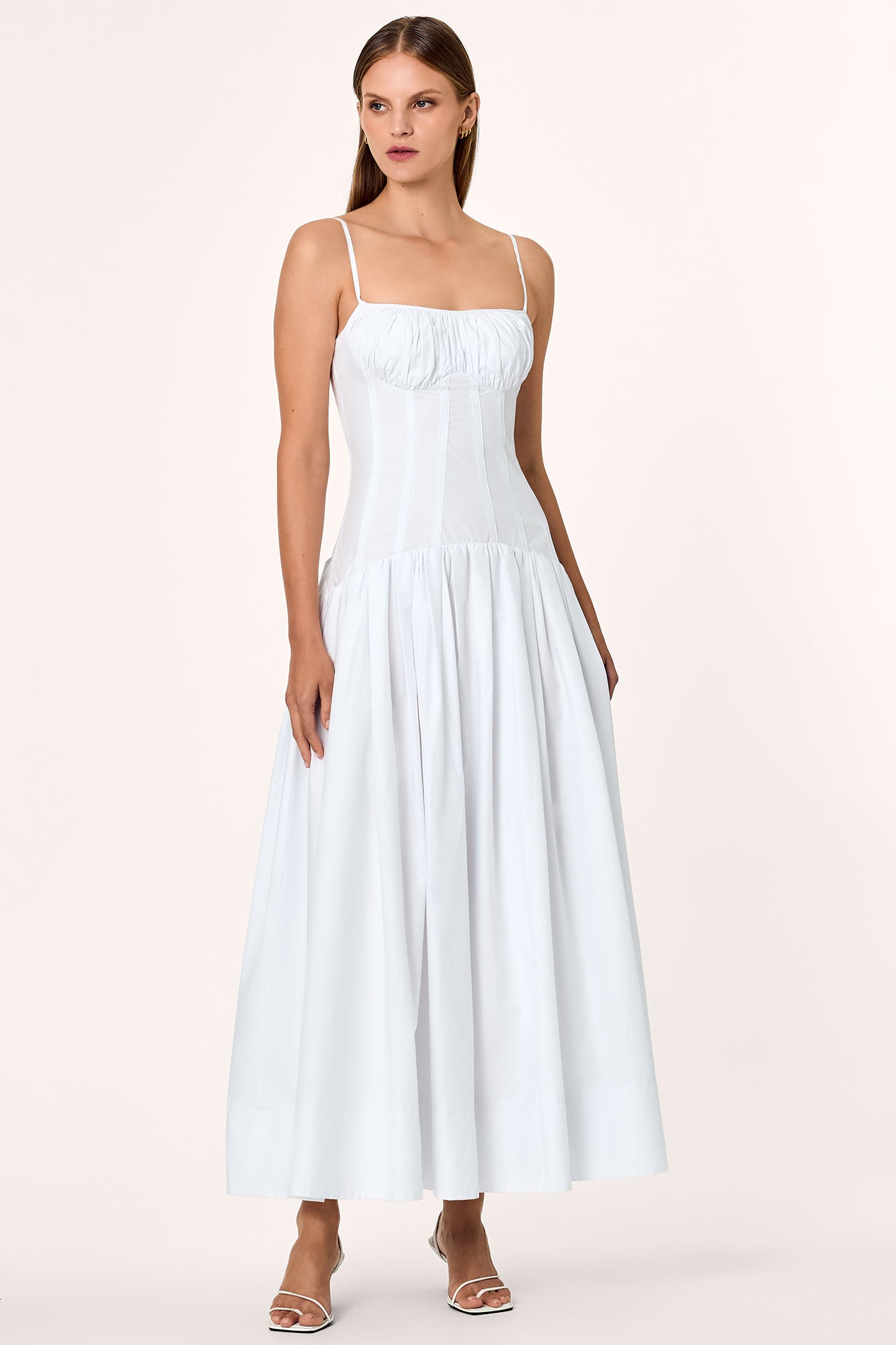 Dolma Midi Dress - White