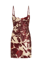 Haley Dress - Brick Segovia Print