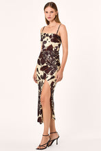 Skyler Dress - Dark Chocolate Segovia Print
