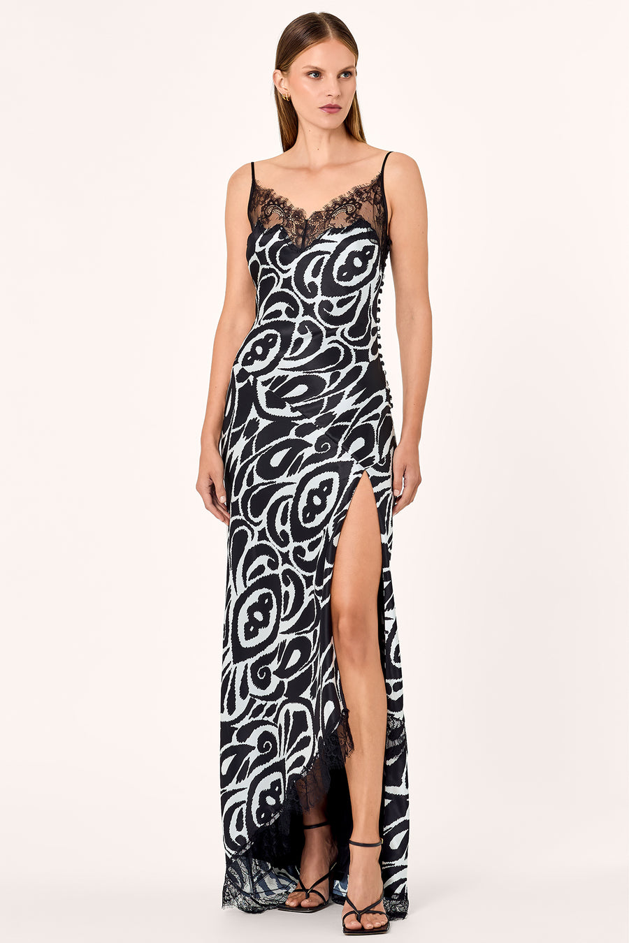 Sage Dress - Black Inez Print
