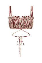 Tracy Top - Brick Toledo Print