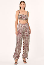 Tracy Top - Brick Toledo Print