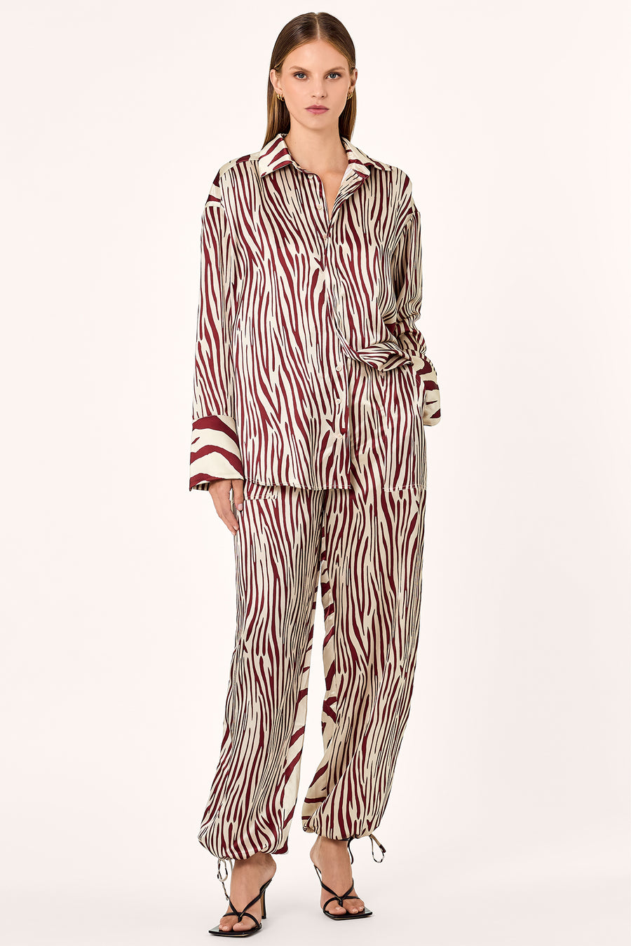 Taja Shirt - Brick Toledo Print