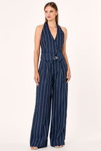 Aurelia Vest - Ink Milk Pinstripe