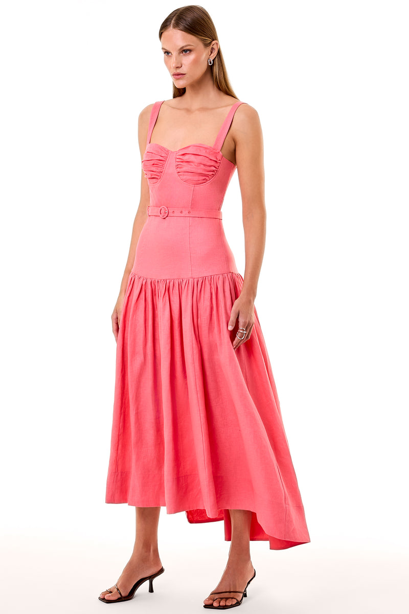 DRENICA DRESS - PAPAYA