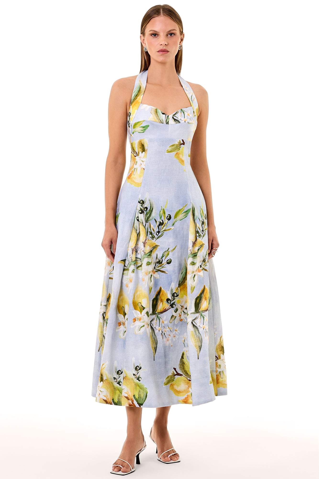 SERAPHINA DRESS - ANISA SKY LEMON