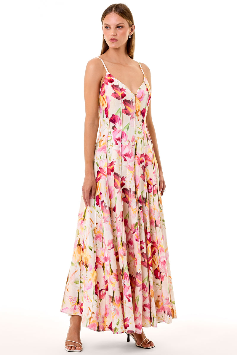 MICAH DRESS - LUNA IVORY WILDFLOWER