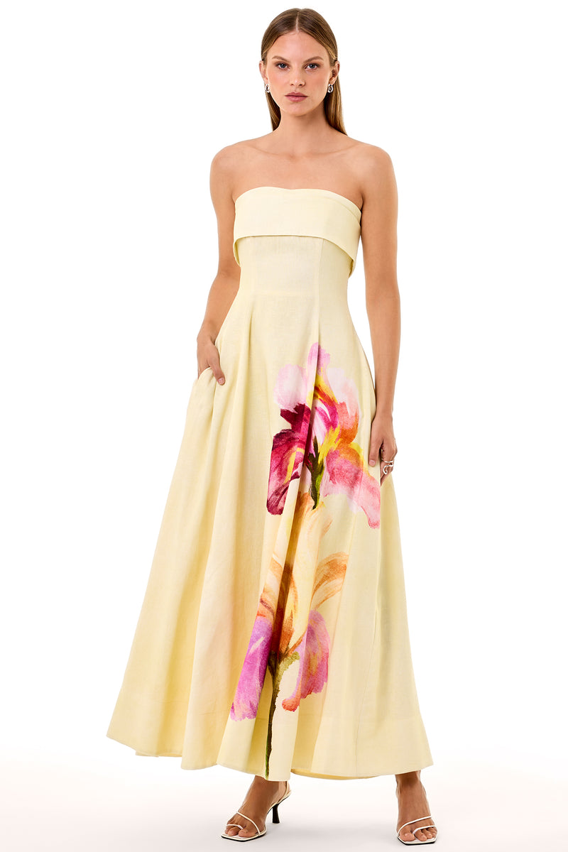 MELODY DRESS - LENIA BUTTER FLORAL