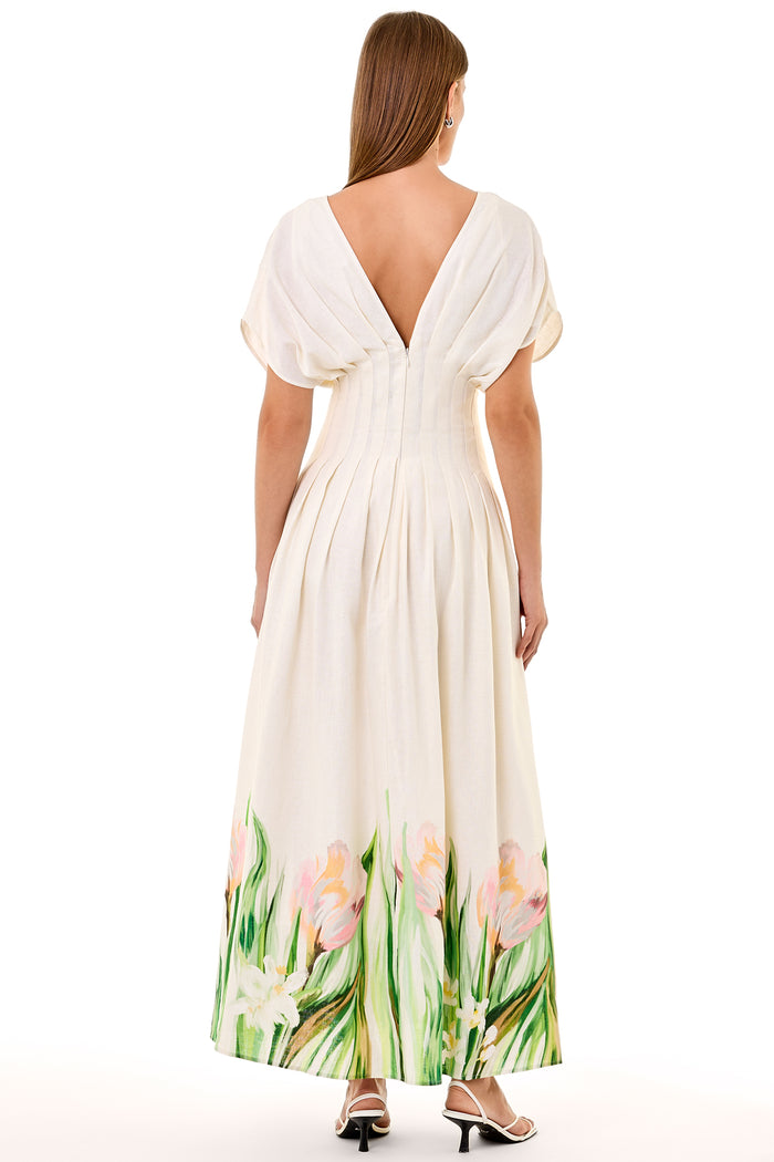 SONYA DRESS - ISLA IVORY FLORAL – NICHOLAS
