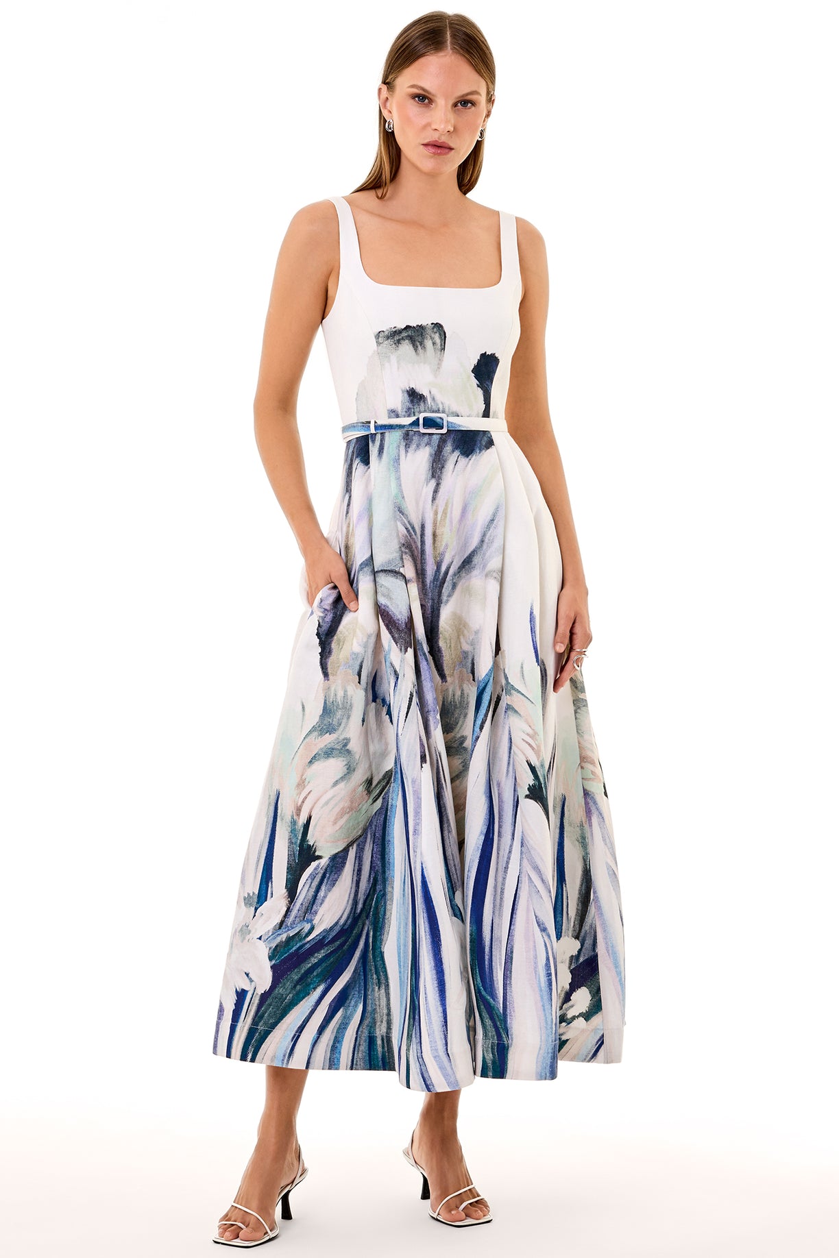 SORELLE DRESS- ISLA SKY FLORAL – NICHOLAS