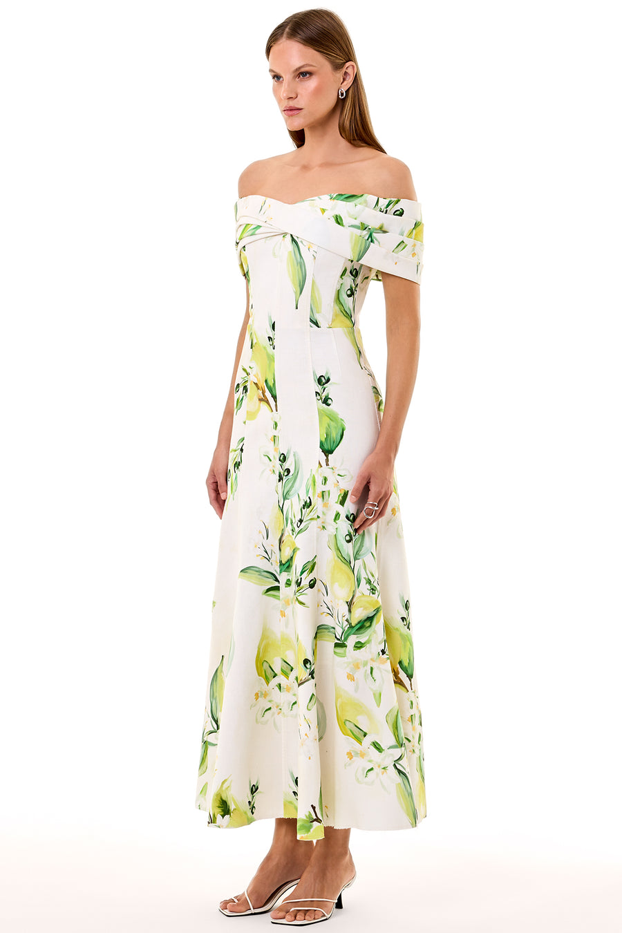 ARIANA DRESS - ANISA IVORY LEMON