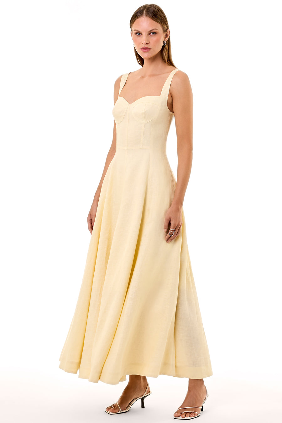 ANYA DRESS - CUSTARD