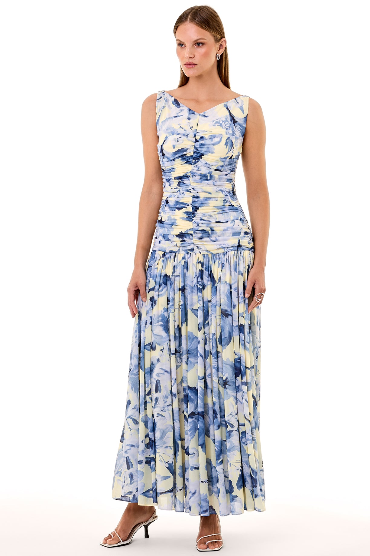 MELIA DRESS - LUNA SKY WILDFLOWER – NICHOLAS