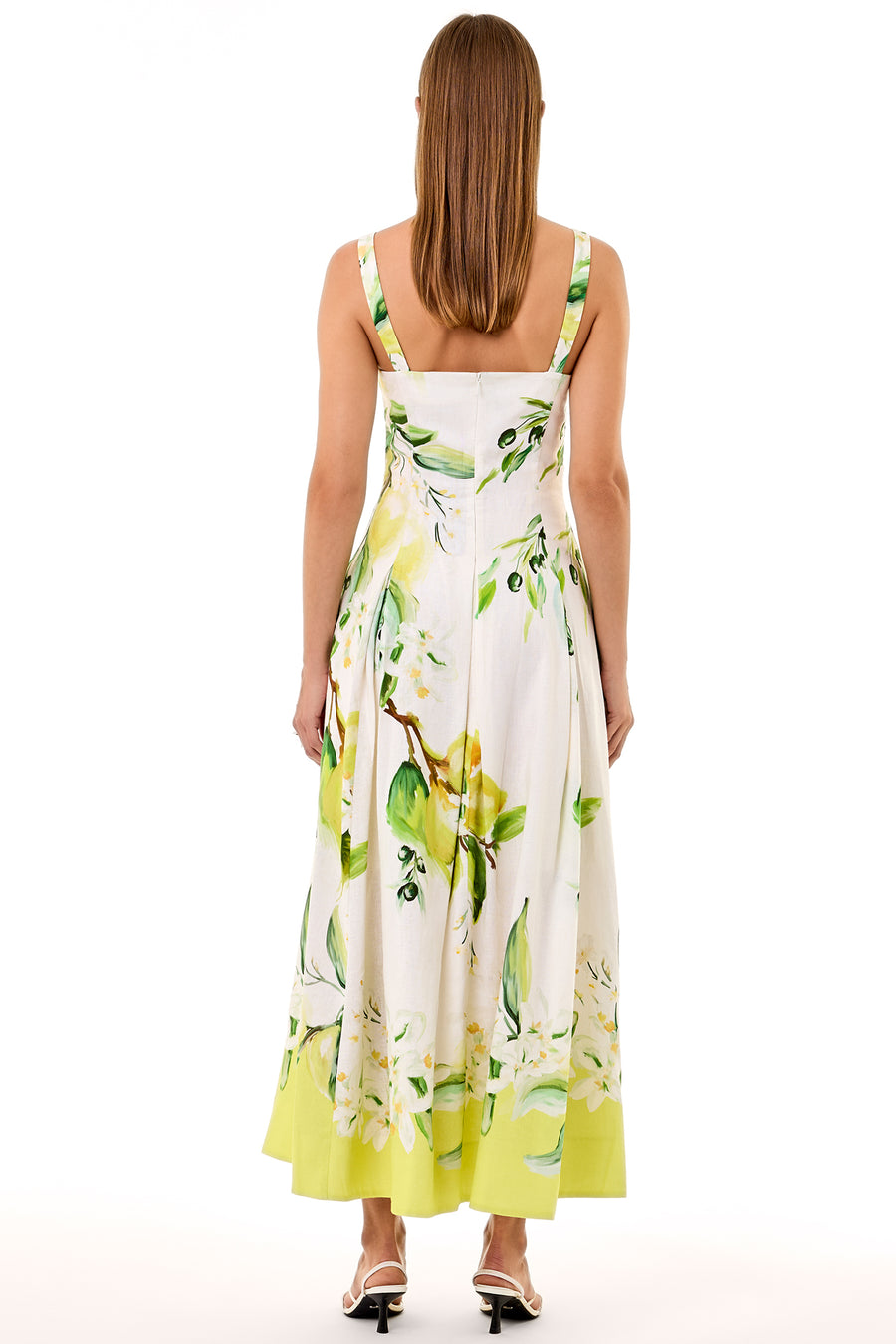 ALEXANDRA DRESS - ANISA IVORY LEMON