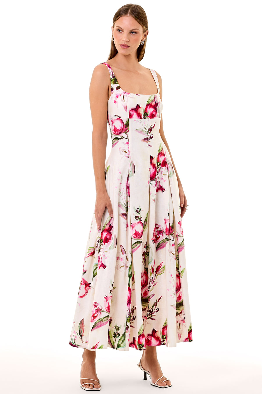 ALEXANDRA DRESS - NALA POMEGRANATE