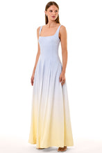 STEFANIA DRESS - SUNSET DIP-DYE