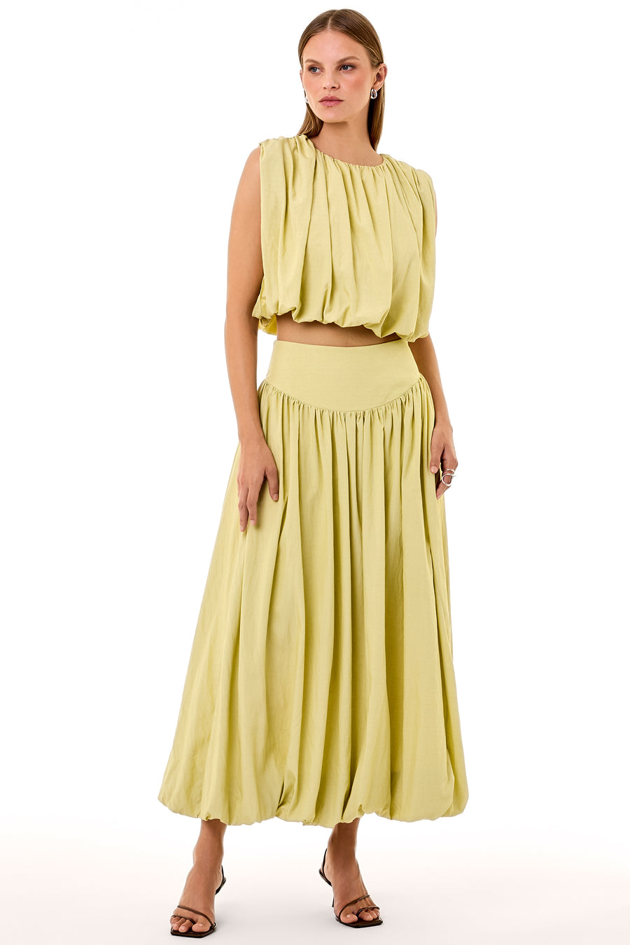 ZAIRA SKIRT - PISTACHIO