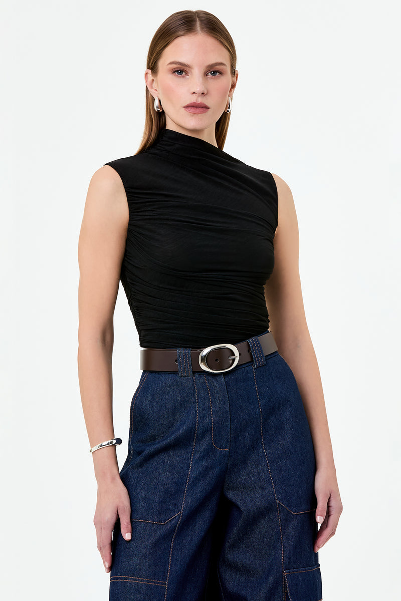 CALLIE TOP - BLACK