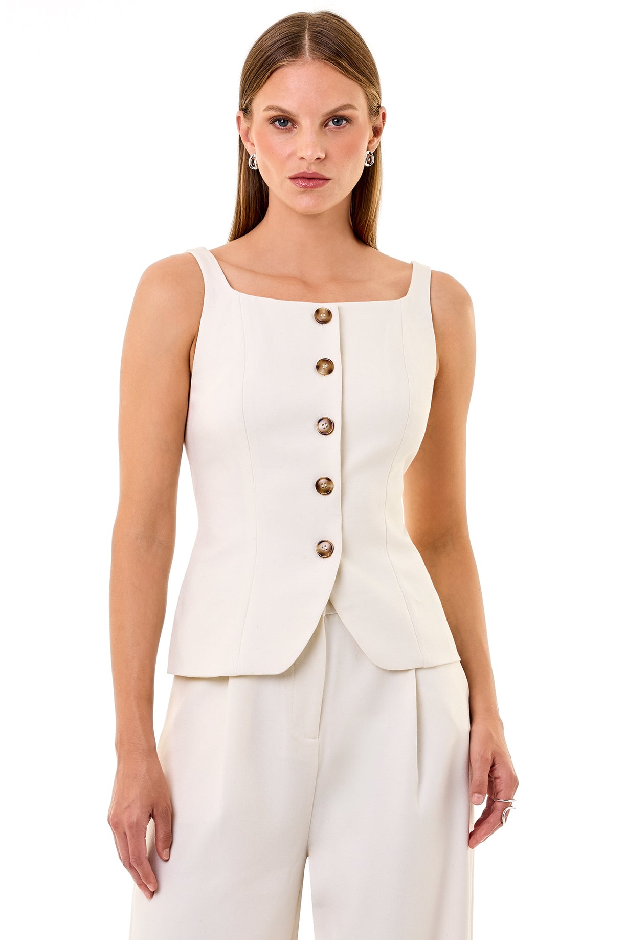 SABINA TOP - IVORY – NICHOLAS