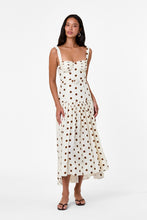 DRENICA DRESS - IVORY / SPICE POLKA DOT