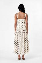 DRENICA DRESS - IVORY / SPICE POLKA DOT