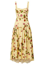 DRENICA DRESS - FALLEN ROSES