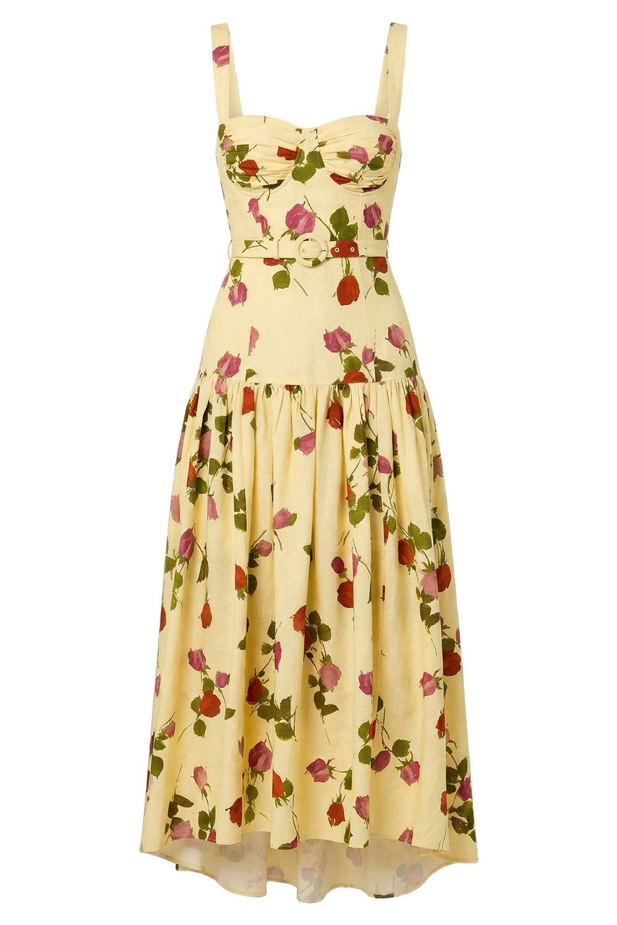 DRENICA DRESS - FALLEN ROSES