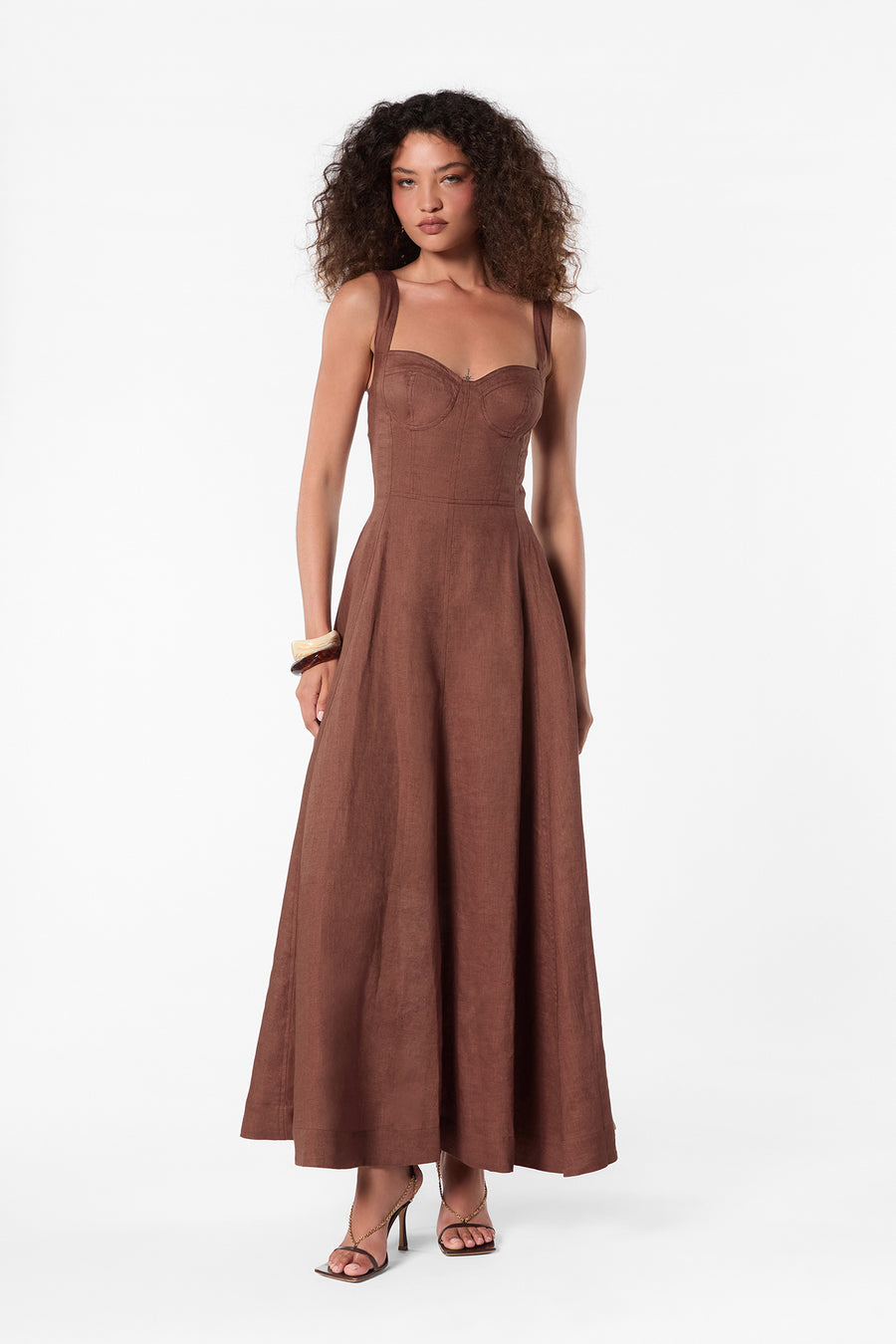 ANYA DRESS - MOCHA