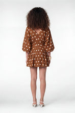 NICOLINE DRESS - SPICE IVORY POLKA DOT