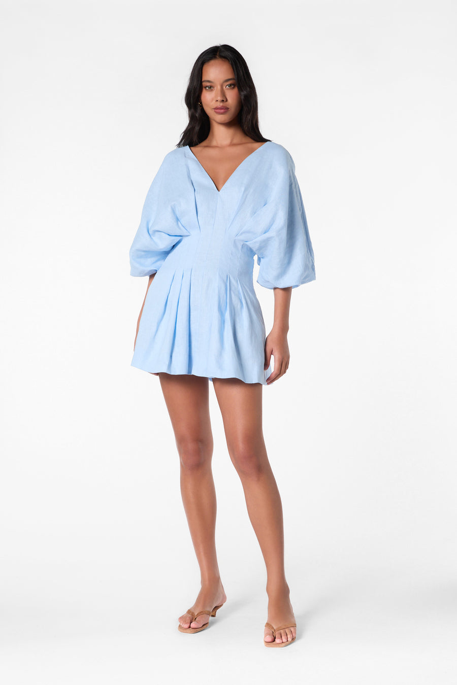 NICOLINE DRESS - SKY