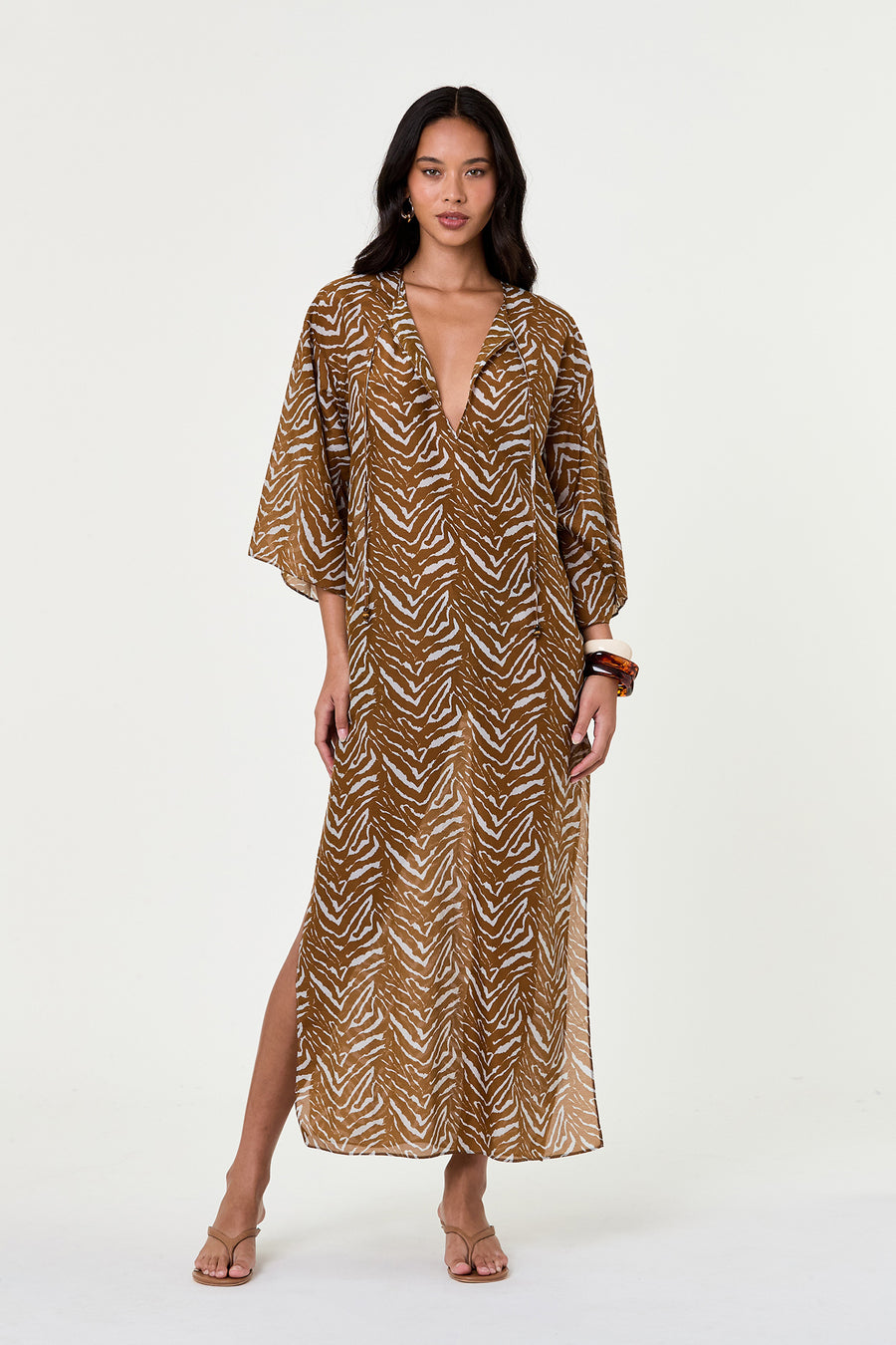JOVANA DRESS - ABSTRACT ANIMAL