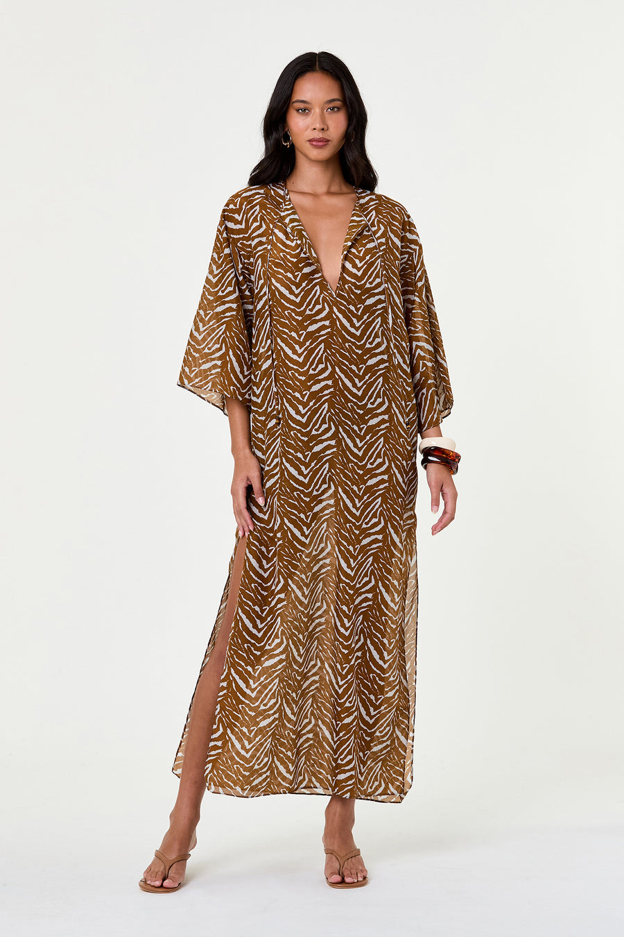 JOVANA DRESS - ABSTRACT ANIMAL