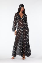 MARELLA DRESS - BLACK IVORY POLKA DOT