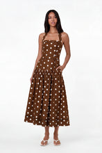 VIVIANNE DRESS - SPICE IVORY POLKA DOT