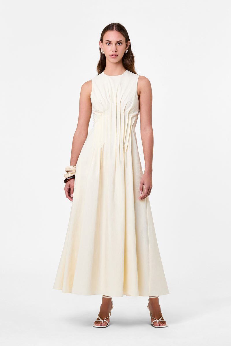 JORDI DRESS - CHALK