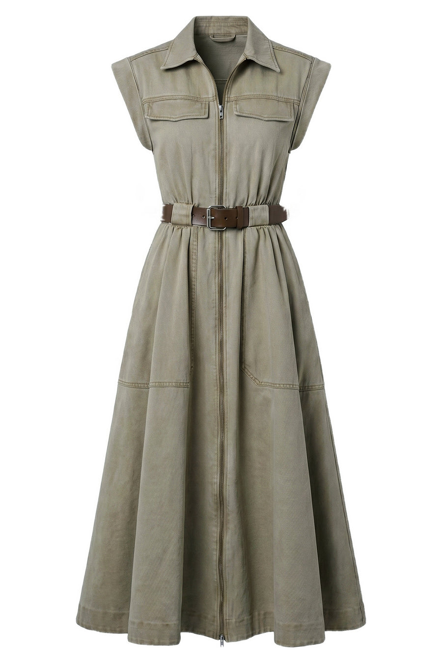 TRISHA DRESS - SAGE