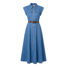 TRISHA DRESS - LIGHT WASH