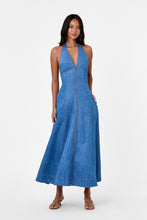 ELSA DRESS - LIGHT WASH