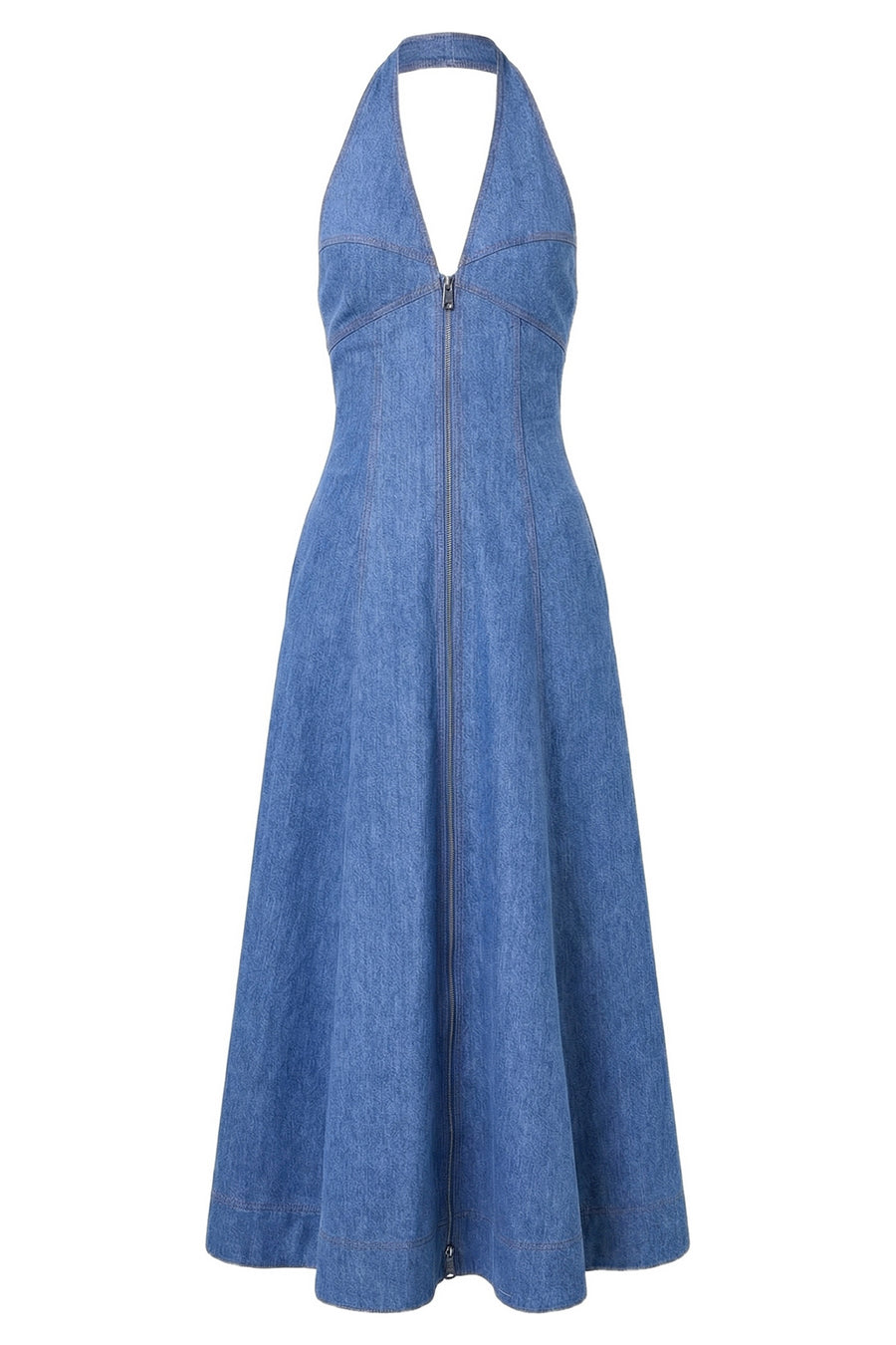 ELSA DRESS - LIGHT WASH