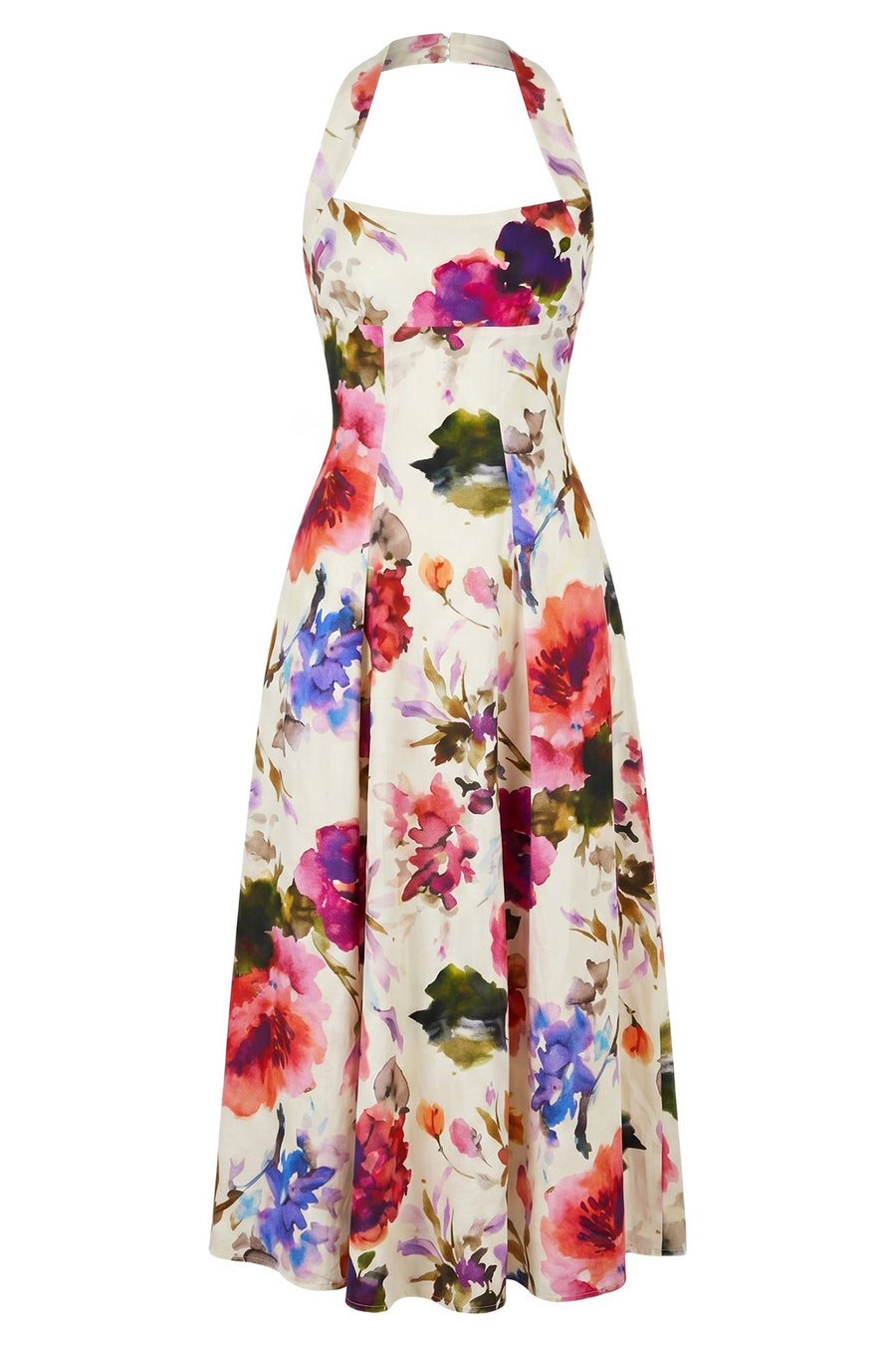 ELISABETH DRESS - WATERCOLOR FLORA