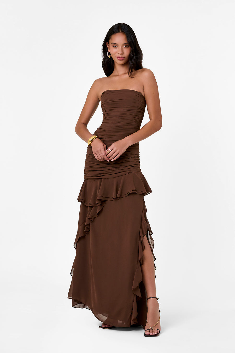 VIOLA DRESS - MOCHA