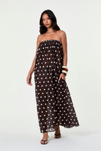 LINDY DRESS - ESPRESSO IVORY POLKA DOT