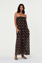 LINDY DRESS - ESPRESSO IVORY POLKA DOT
