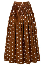 AMABELLE SKIRT - SPICE IVORY POLKA DOT
