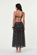 MARIT SKIRT - BLACK IVORY POLKA DOT