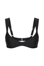 BRIDGET BALCONETTE TOP - BLACK